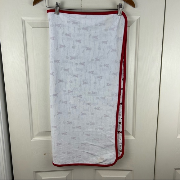 Genuine Merchandise by Pine Sports Los Angeles Angels Baseball Baby Blanket Red - Picture 10 of 11